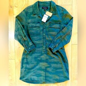 Lucky Brand - Womens Casual Long Sleeve Camouflage Dress Size Medium NWT